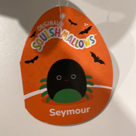 Squishmallow Seymour the Spider 4” Halloween 2023 NWT - Picture 3 of 3